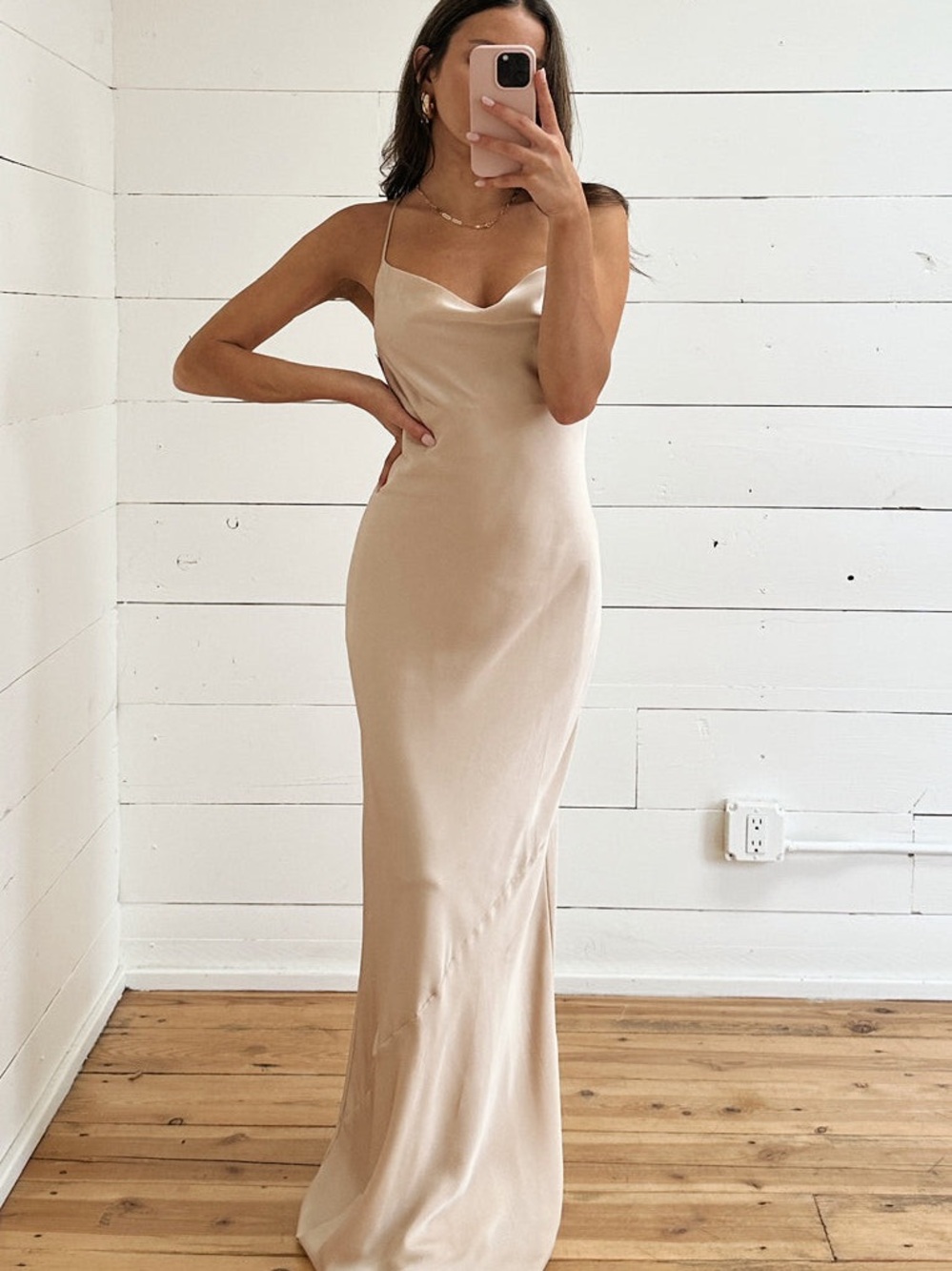 Show me your mumu Tuscany maxi slip dress